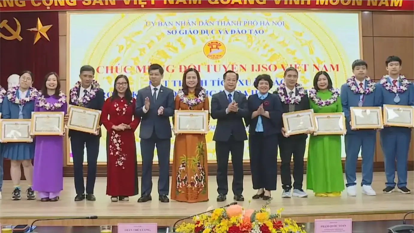 Học sinh Hà Nội giành 6 huy chương tại kỳ thi IJSO